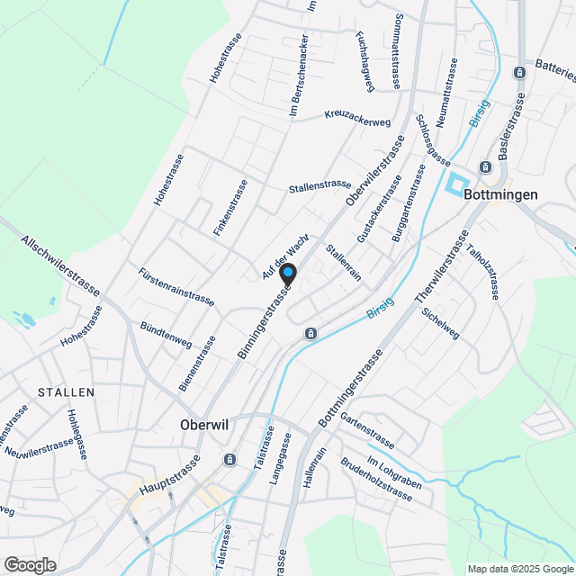 Neubauprojekt - 3½ Zi.-Gartenwohnung W2 - Karte