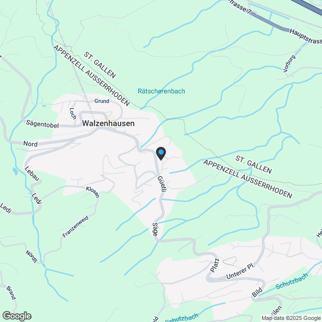 Traum Attikawohnung in Walzenhausen mit eigenem beheizten Aussenpool - Karte