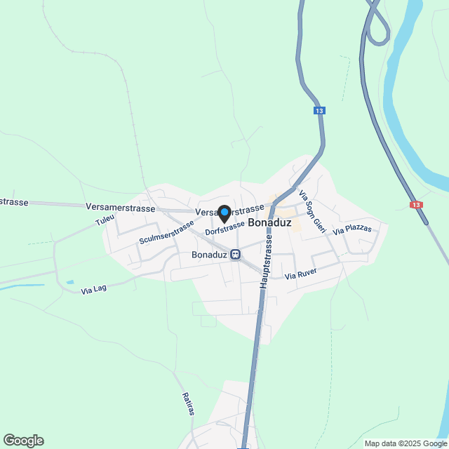 Moderne 5.5-Zimmerwohnung in Bonaduz an ruhiger Lage - Karte