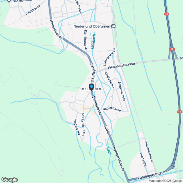 Neubau: 6.5-Zimmerwohnungen in Oberurnen - Karte