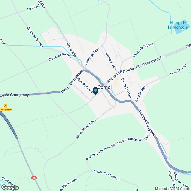 Prächtige 5.5-Zimmer-Villen mit schönem flachem Grundstück und freier Sicht - Karte