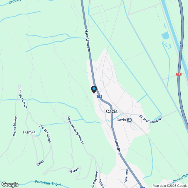 NEUBAU: 3.5-Zimmerwohnung in Cazis - Karte