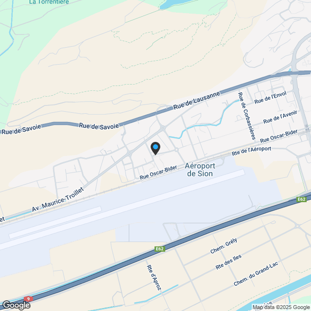 Zu verkaufen – Neuwertiges 2.5-Zimmer-Apartment im Erdgeschoss (Terrasse und Garten) – Sion (VS) - Karte