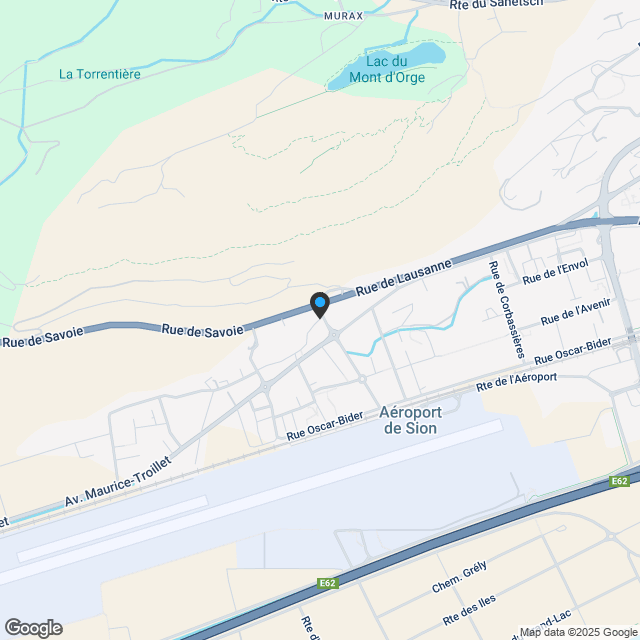 2.5-Zimmerwohnung in Sion - Karte