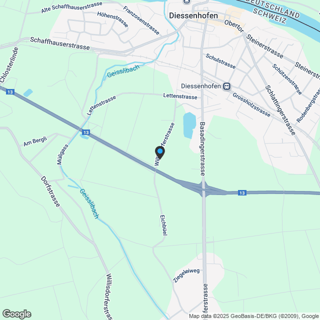 Wohnen im Park mit Sicht auf die Alpen - Karte