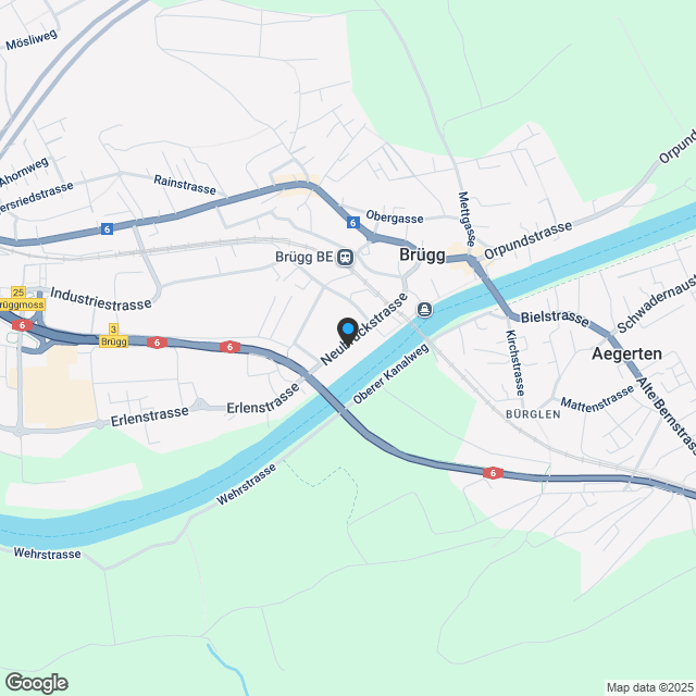 H2.2 I 4,5-Zimmer-Wohnung im 2. OG direkt an der Aare - Karte