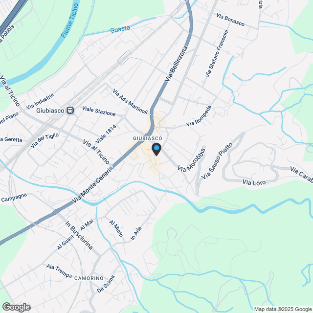 DIREKT VOM BAUHERREN - Giubiasco - Piazza Grande - Karte