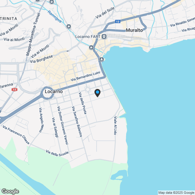 LETZTES APPARTMENT AUCH IN ZWEITWOHNSITZ!! LOCARNO - NEUE RESIDENZ "CENTRAL PARK - Karte