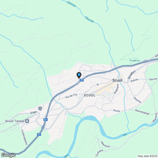Neubau: 3.5-Zimmer und 4.5-Zimmer Terrassenwohnung in Schinnas, Scuol - Karte