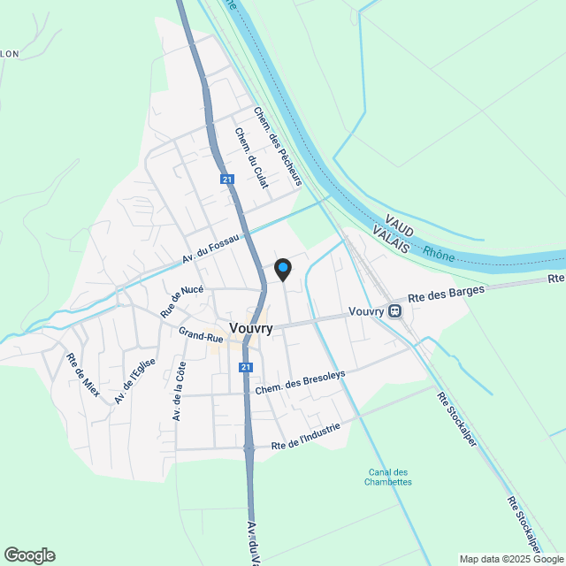 Appartement 3.5 pièces à Vouvry - Karte