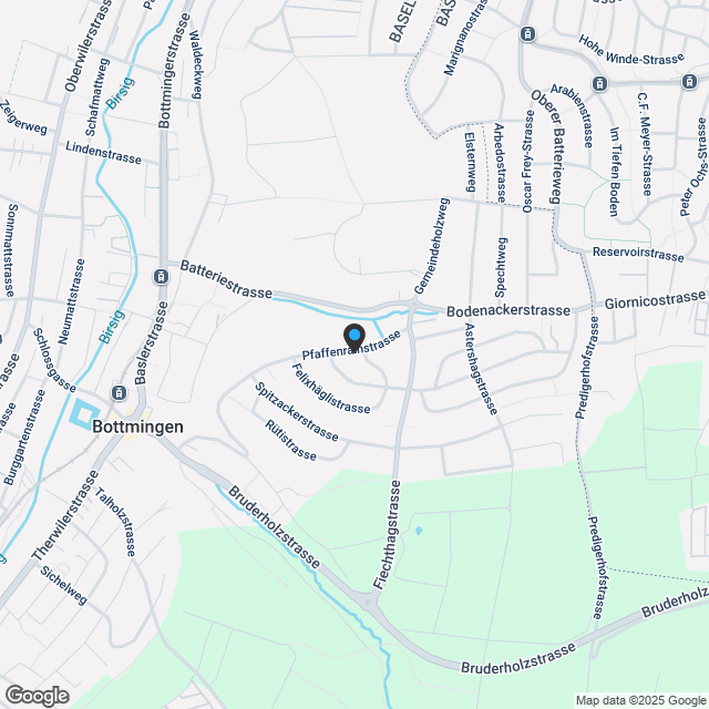 Das besondere Bijou: Einzigartige Attikawohnung in Bottmingen! - Karte