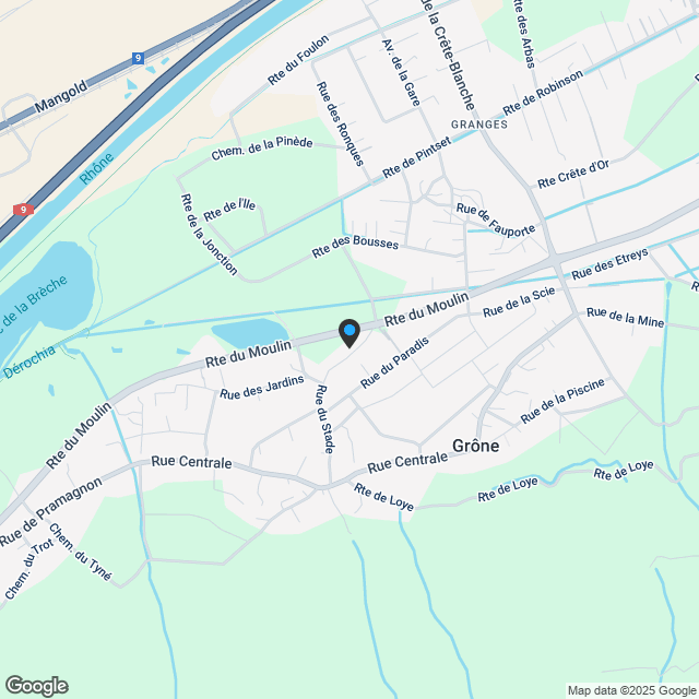 Appartement 3.5 pièces à Grône - Karte