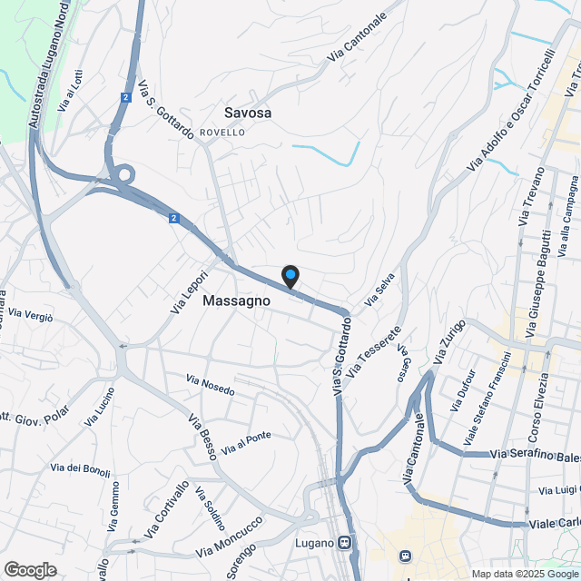 Neue 3.5-Zimmer-Wohnung in Massagno in der Residenza Cinque975 - Karte