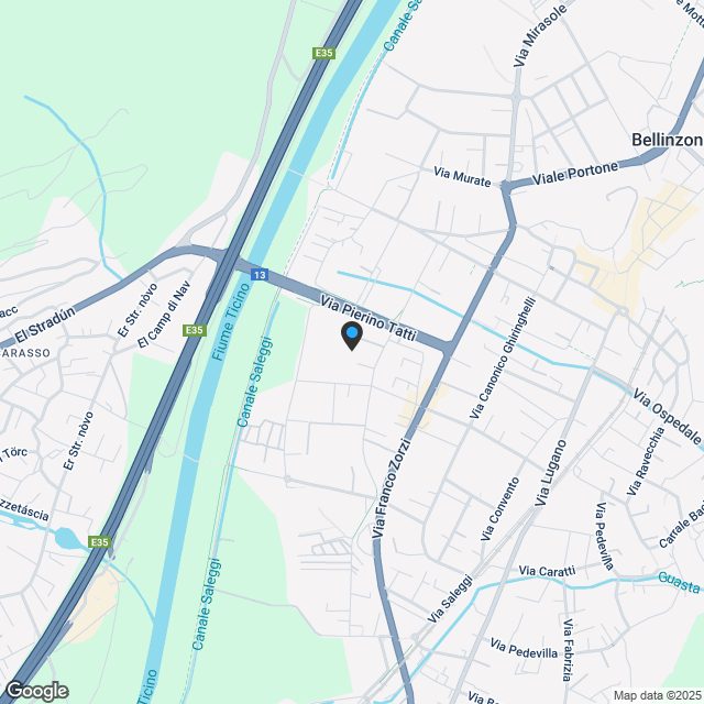 Bellinzona - Geräumige 4.5-Zimmer-Wohnung im Neubau - Karte