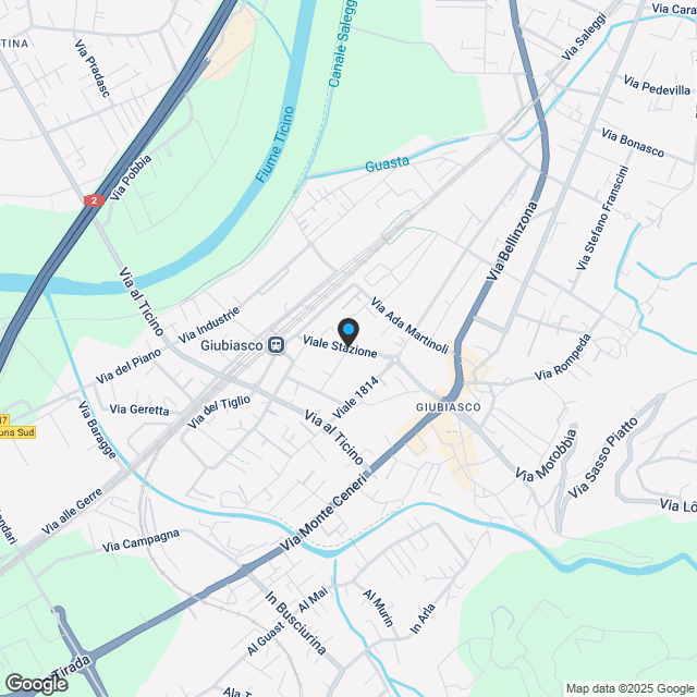 Verkauf moderner 3.5-Zimmer-Wohnung in Giubiasco - Karte