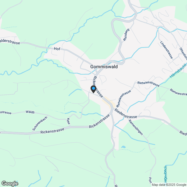Exklusive 5.5-Zimmer-Attikawohnung mit Panoramablick in Gommiswald - Karte