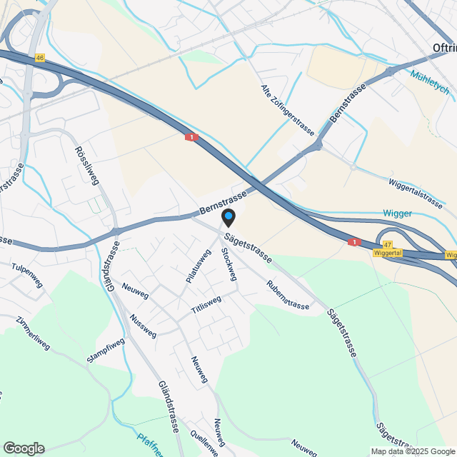 RESERVIERT - Modern, zentral, ruhig - Exklusives Wohnen in Rothrist - Karte
