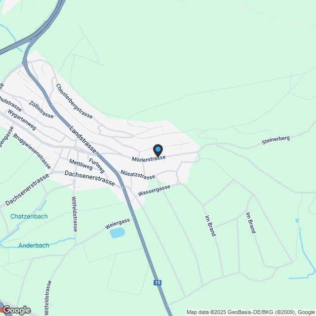 Neubau: 9.5-Zi.-Haus mit Attika, Garten & Top-Lage bei Rheinfall - Karte