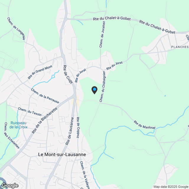 Wohnung 4.5 Zimmer in Mont-sur-Lausanne - Karte