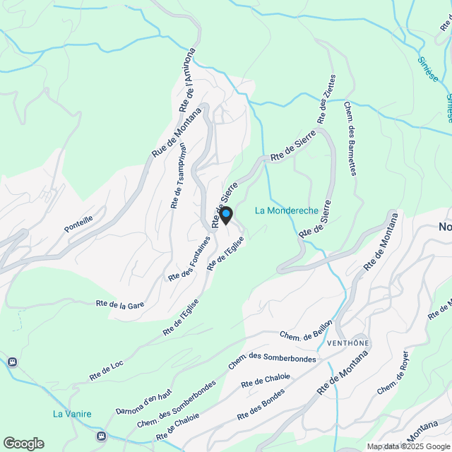 3.5-Zimmer Chalet in Mollens VS - Karte