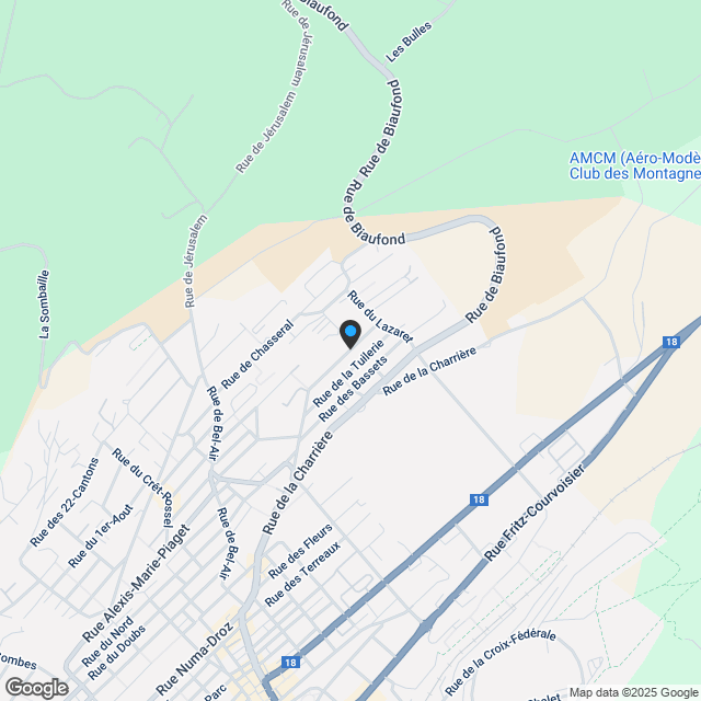 Wohnung zu verkaufen, Rue des Tilleuls 6, 2300 La Chaux-de-Fonds, Schweiz, in La Chaux-de-Fonds, Schweiz - Karte