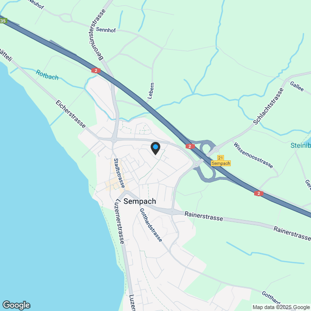 4.5-Zimmer-Wohnung in Seenähe mit 280 m² Garten - Karte