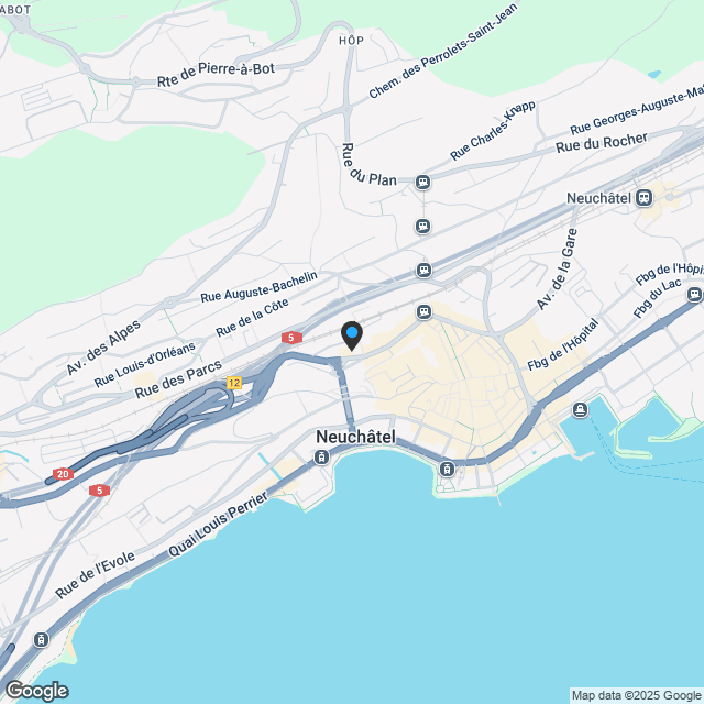 2 ½ Zimmer-Wohnung in Neuchâtel kaufen - Karte