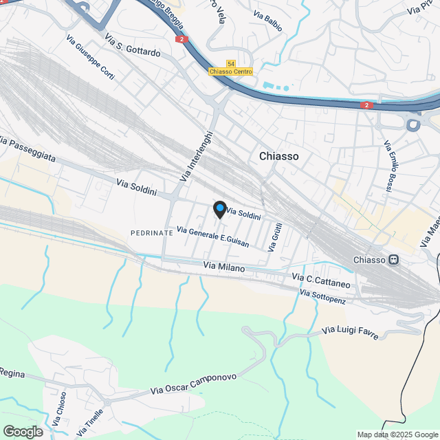 CHIASSO: NEUES ELEGANTES 2.5 ZIMMER WOHNUNG MIT GROSSEM GARTEN - Karte