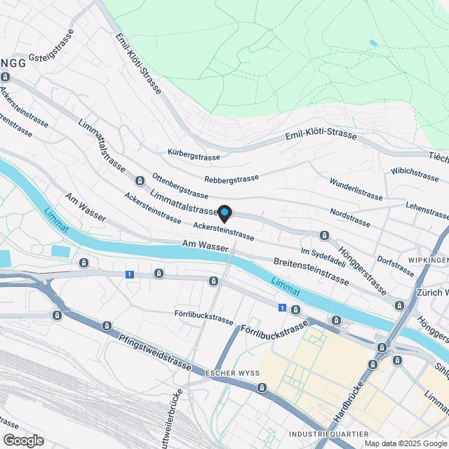 Stilvoller Rückzugsort mit Aussicht über Zürich-Höngg - Karte
