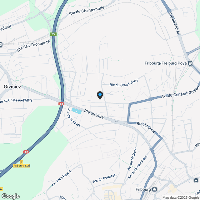 Zweieinhalb-Zimmer-Wohnung in Freiburg - Karte