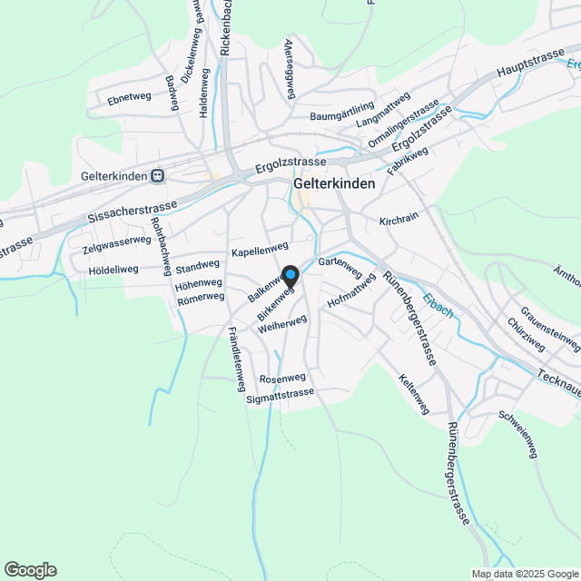 Neubauprojekt Birkenweg / Baustart ist erfolgt - Karte