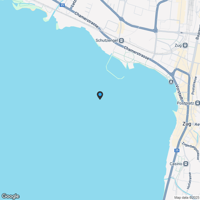 Neubauprojekt Lake Pavilion Stadt Zug - Hochwertige 4.5-Zimmerwohnung - Karte