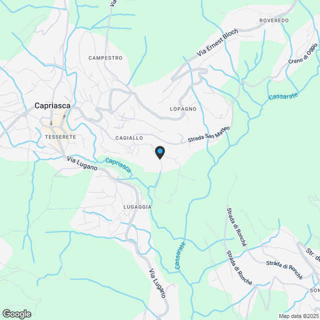 Drei neue moderne Häuser in Capriasca - Karte