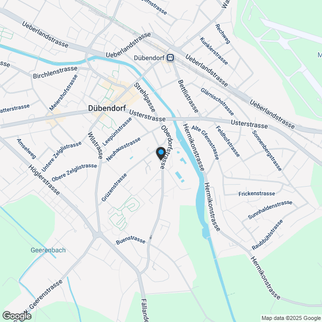 Am Wasser Dübendorf - Karte
