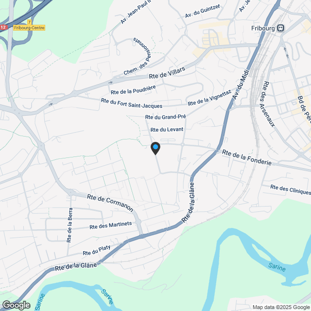 Veveyse FR – Zeitgenössische 5.5-Zimmer-Villa mit herrlicher Aussicht - Karte