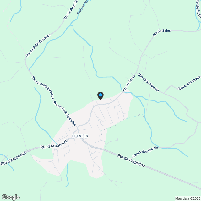 EINZELSTEHENDES NEUES LANDHAUS - 2 WOHNUNGEN - PANORAMABLICK - Karte