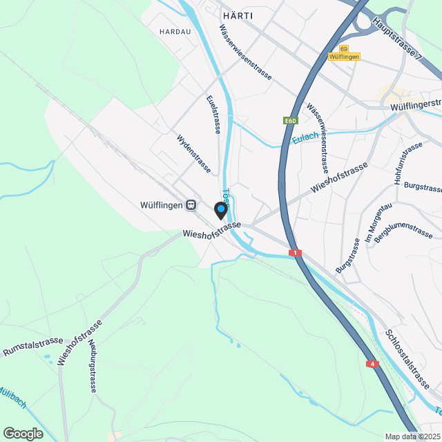Modernes 7.5-Zimmer-Haus in Winterthur - Verkauf - Karte