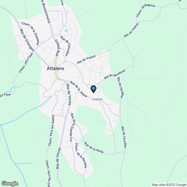 Wunderschöne 4,5-Zimmer-Wohnung mit Balkon in Attalens - Karte