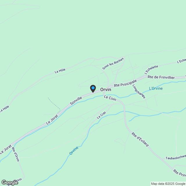 Maisonette-Wohnung von 3,5 Zimmern, 101 m2 mit Terrasse von 27 m2 - Karte