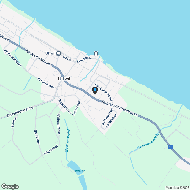 LETZTE 4.5- Zimmer-Wohnung mit Gartenumschwung in Seenähe - Karte