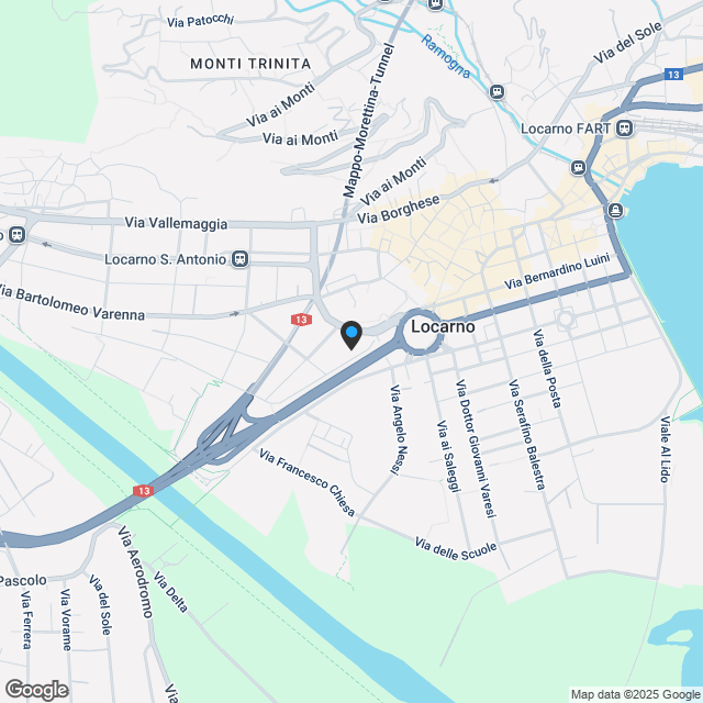 Verkauf in Locarno - Neues 2.5-Zimmer-Apartment im 2. Stock - Karte