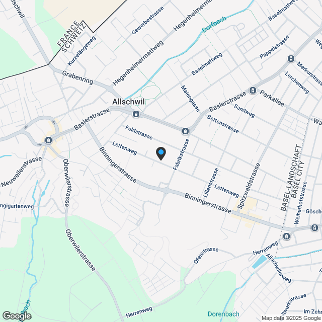 Neubau: 2.5-Zimmer-Wohnung mit Balkon - The Letten - Karte