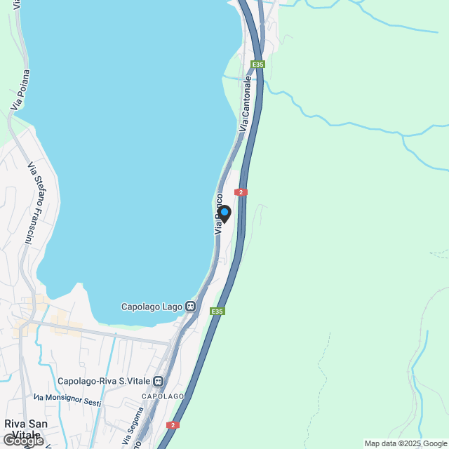 CAPOLAGO – 3.5 LOC, DESIGN MODERNO E VISTA LAGO (APP. 1) - Karte