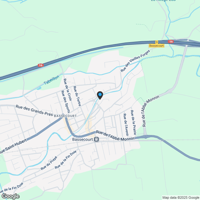 Charmante Doppelhaushälfte mit 4.5 Zimmern in Bassecourt - Karte