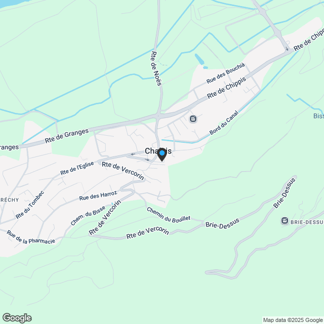 3.5-Zimmerwohnung in Chalais - Karte