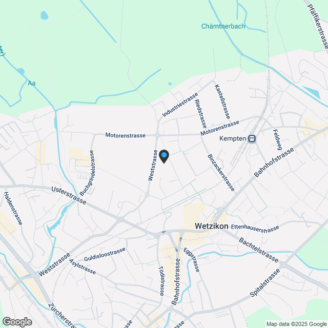 Quadro-Vista Wetzikon 3.5 Zimmerwohnung A2 - Karte