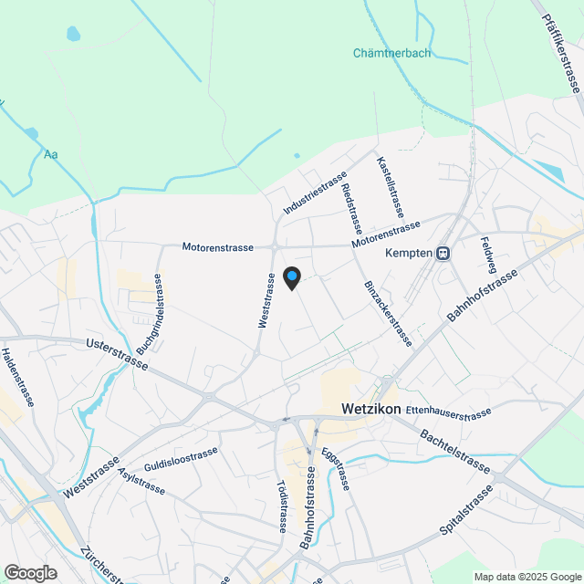 Quadro-Vista Wetzikon 4.5 Zimmerwohnung B3 - Karte