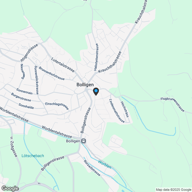 2 ½ Zi Gartenresidenz im Flugbrunnenareal Bolligen - Karte