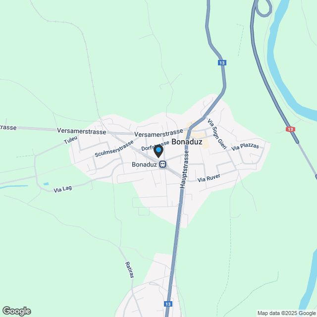 B0.2 |Neubau Parterre-Whg. mit paradiesischem Garten mitten in Bonaduz - Karte