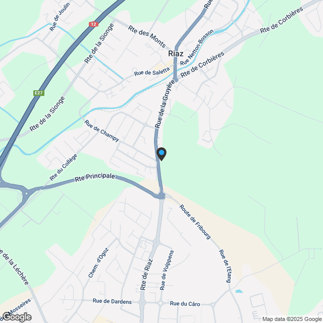 Außergewöhnliche Aussicht, in der Nähe der Autobahnauffahrt - Karte